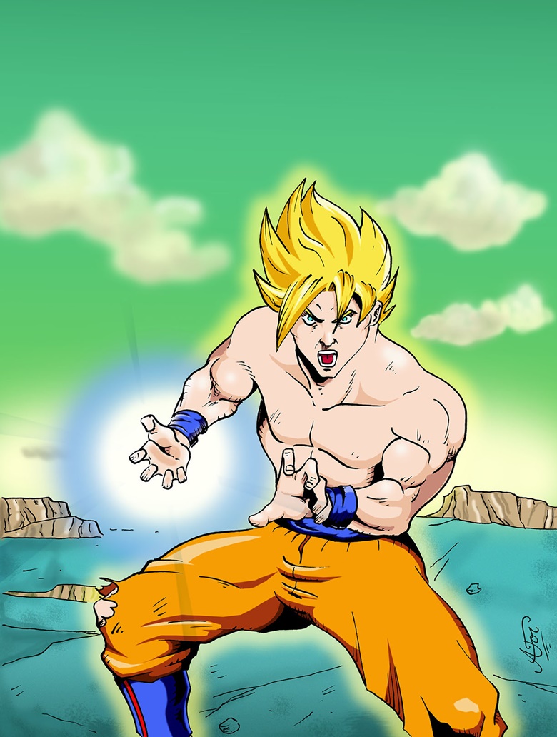 Super Saiyan Goku - Mike Nico's Ko-fi Shop