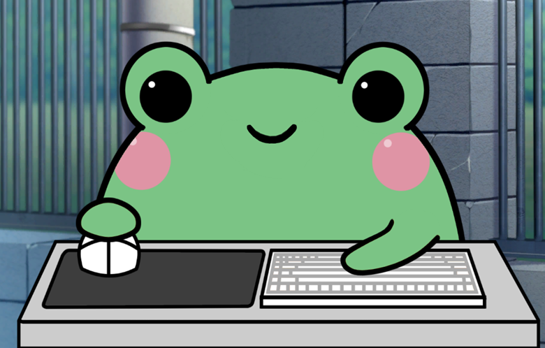 Live2D Green Frog - Mini Vtuber - EllynGG's Ko-fi Shop - Ko-fi ️ Where ...