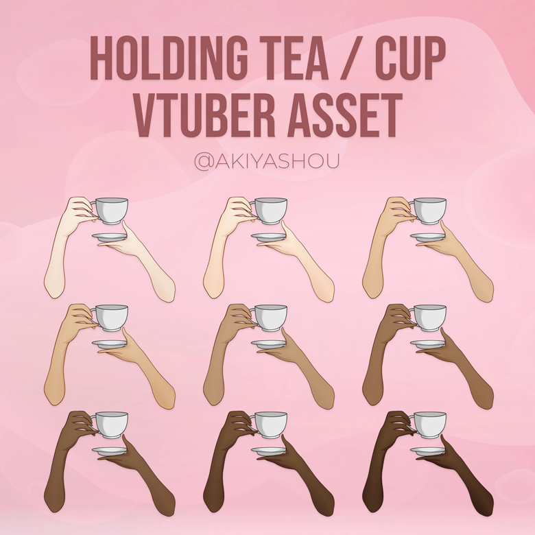 VTuber Asset: Holding Tea - Shou's Ko-fi Shop - Ko-fi ️ Where Creators ...