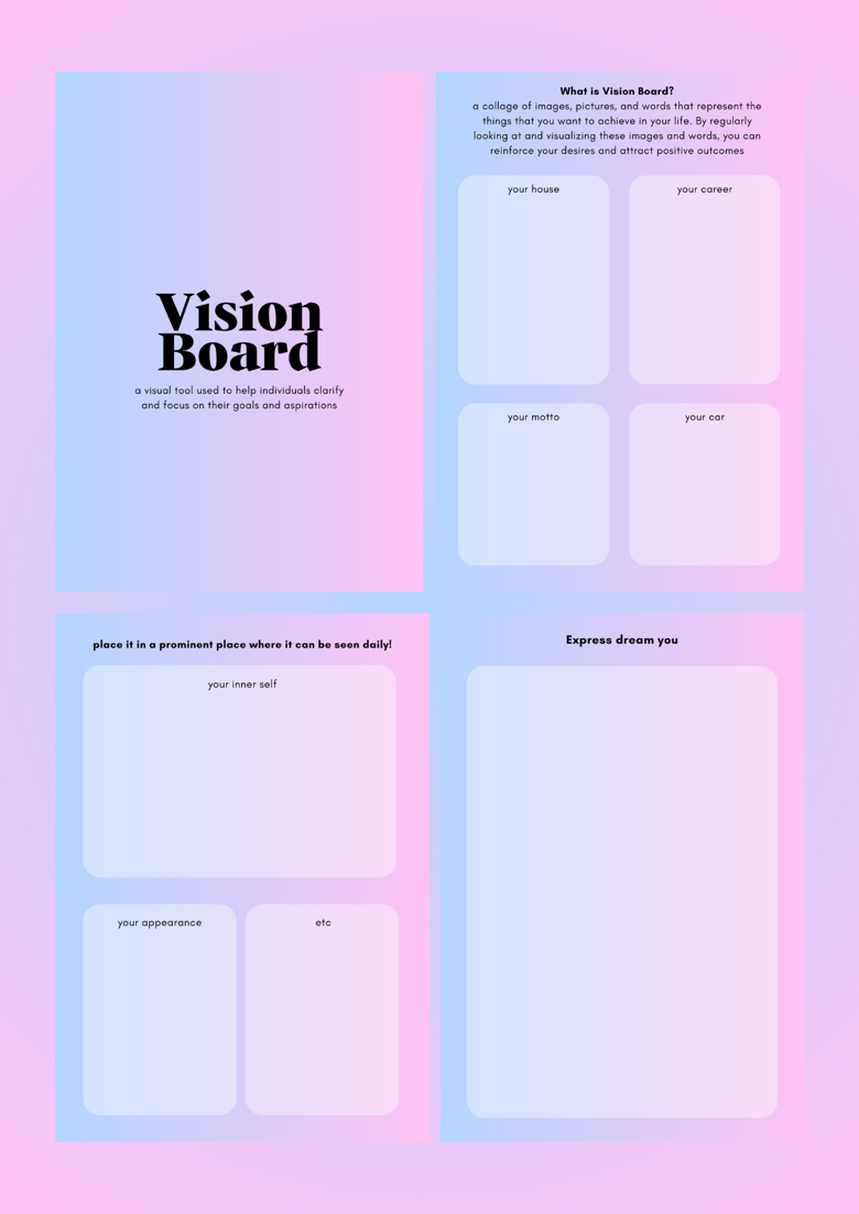 Vision Board Creation Guide + Journal – Smart Cookies
