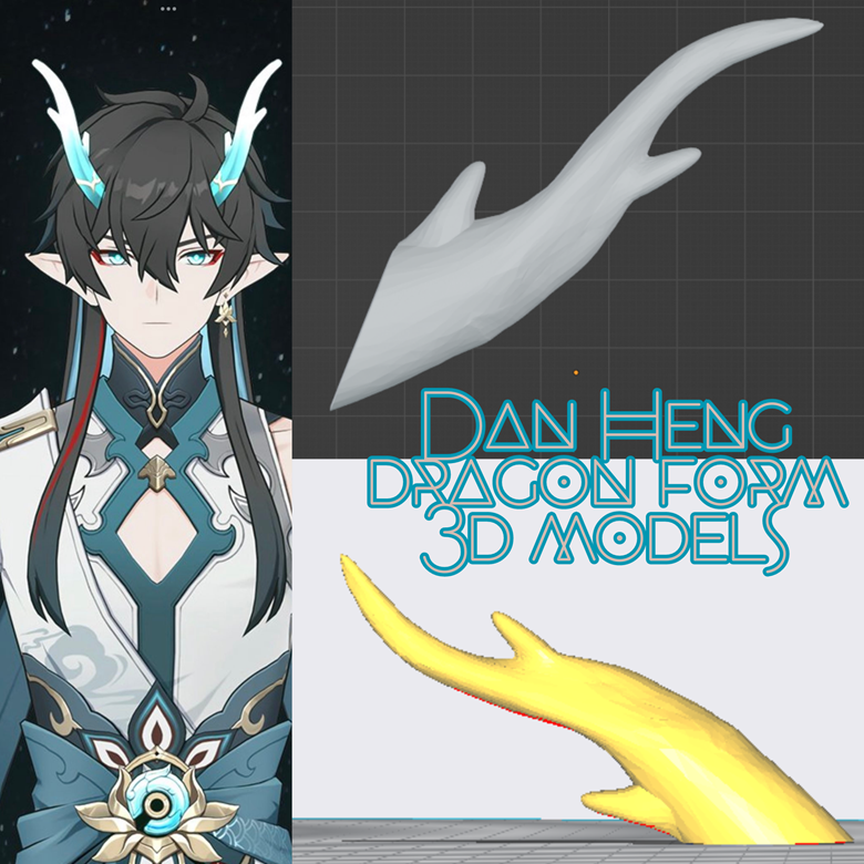 DRAGON DAN HENG HONKAI STAR RAIL 3D model - Linalight_cos 's Ko-fi Shop ...