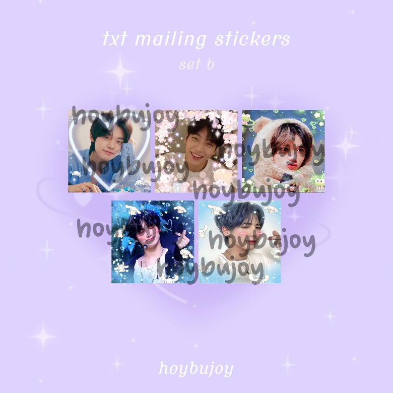 txt mailing stickers (holo) - Lyn's Ko-fi Shop - Ko-fi ️ Where creators ...