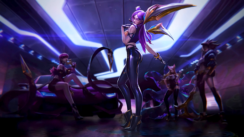 K/DA Akali (Fan Art) - 4K [Wallpaper Engine Free]  K da akali, League of  legends, Lol league of legends