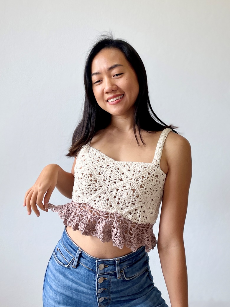 The Granny Peplum- Crochet Pattern - Andrea In Wooldeland's Ko-fi Shop ...