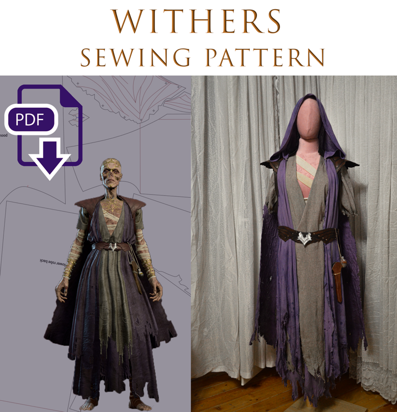 Withers cosplay sewing pattern - Lizhen's Ko-fi Shop - Ko-fi ️ Where ...