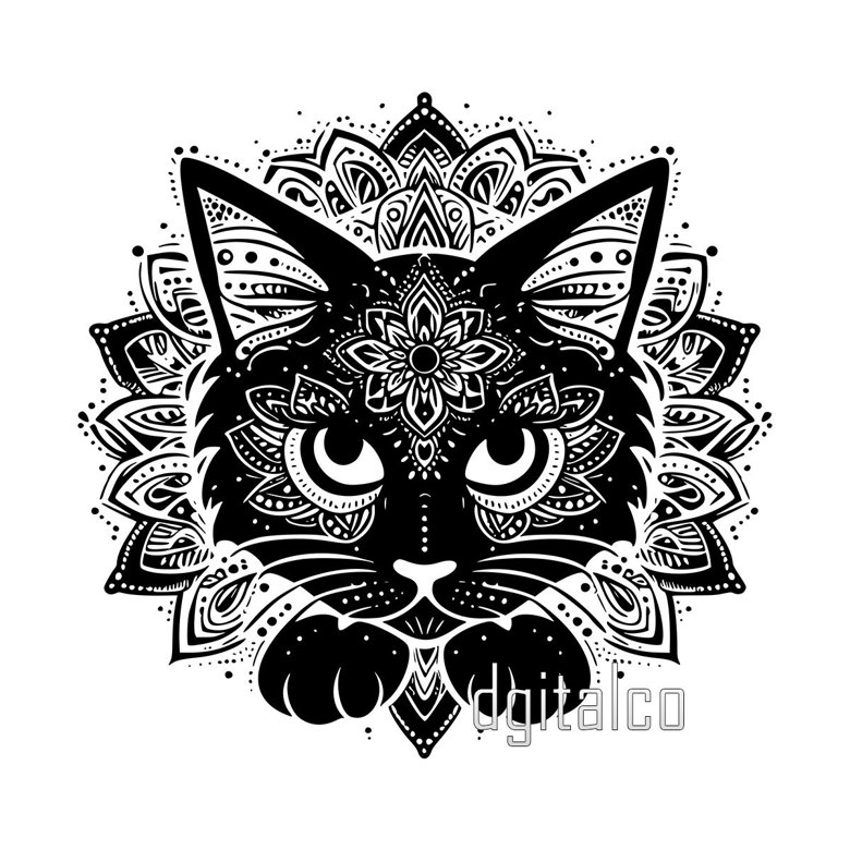 Mandala – Cat –