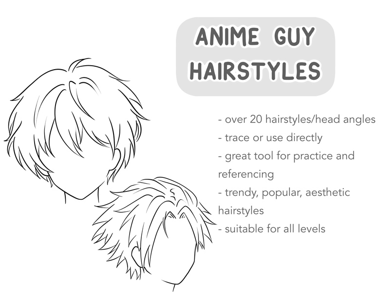 How to Draw Anime Hair Lesson, Step by Step Drawing, hair anime draw -  thirstymag.com
