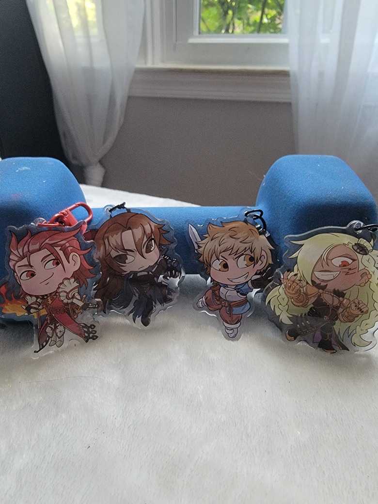 Granblue Double Sided Keychains Beelzebub Kanme Esports And Studios