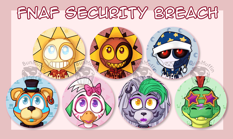 FNAF Security Breach Characters