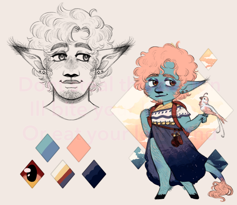 (DnD) Firbolg Druid Adopt - Ellteo's Ko-fi Shop - Ko-fi ️ Where ...