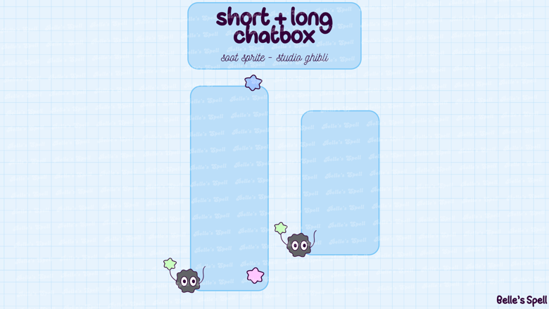 stream overlay package, cute soot sprite