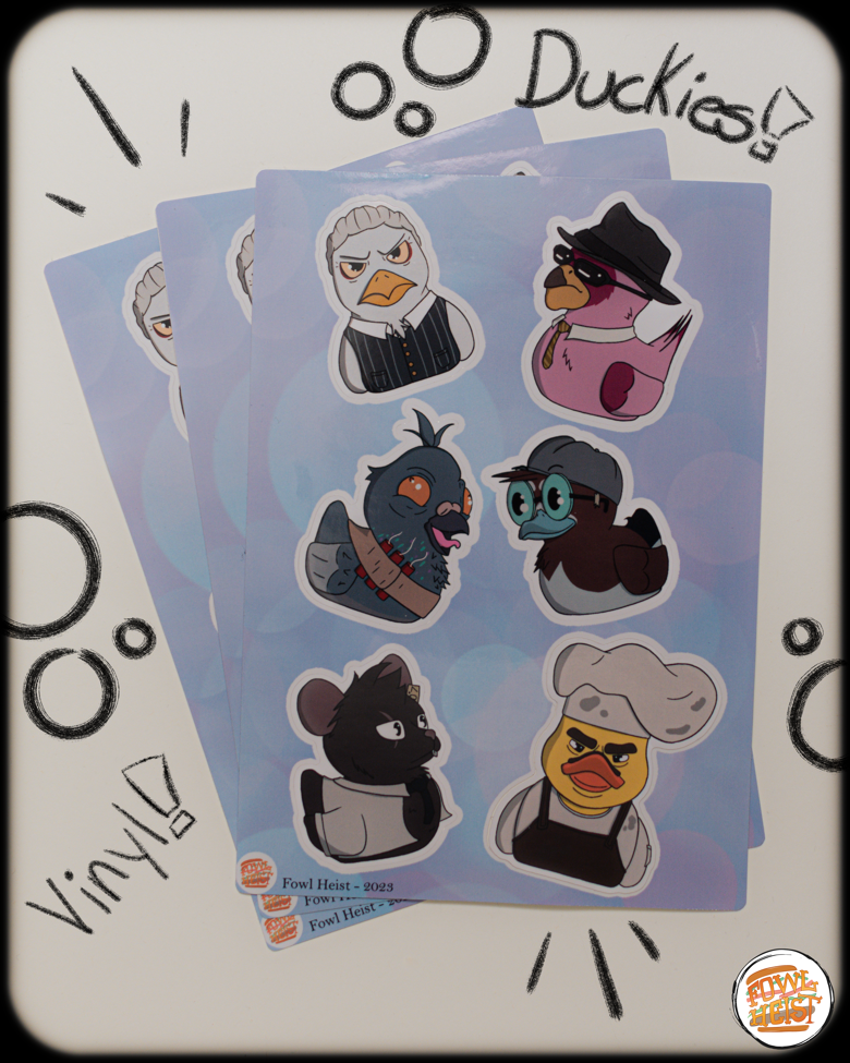 Rubber Ducky Sticker Pack - Fowl Heist's Ko-fi Shop - Ko-fi ️ Where ...