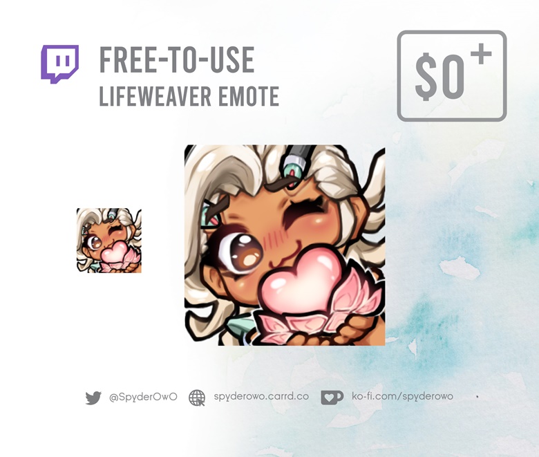 F2U Overwatch 2 Lifeweaver ♡ Emote SpyderOwO's Kofi Shop Kofi ️