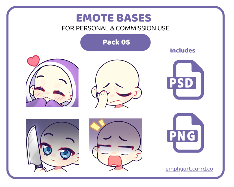 Uno Reverse Card Emote BASES - Emphy's Ko-fi Shop