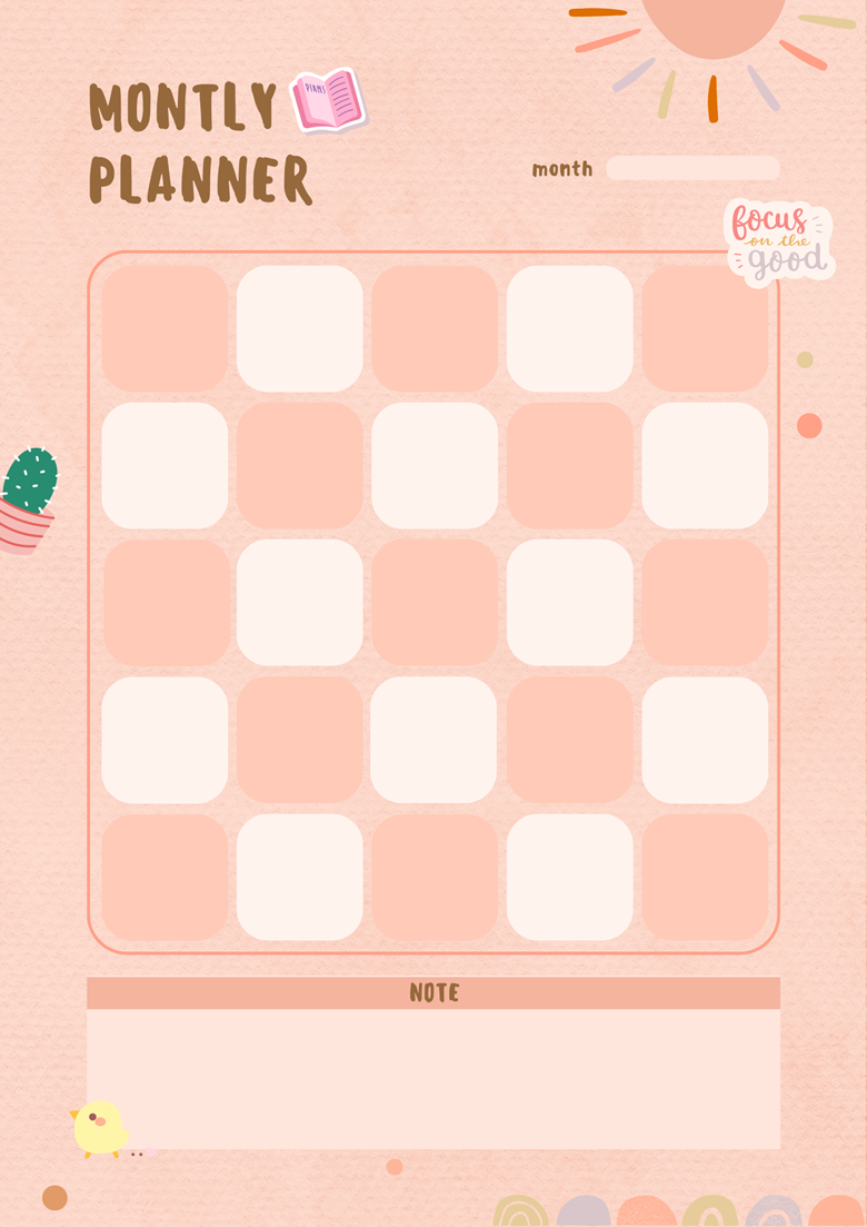 [Planner] Set Pinkish Planner - Mayyas's Ko-fi Shop - Ko-fi ️ Where ...