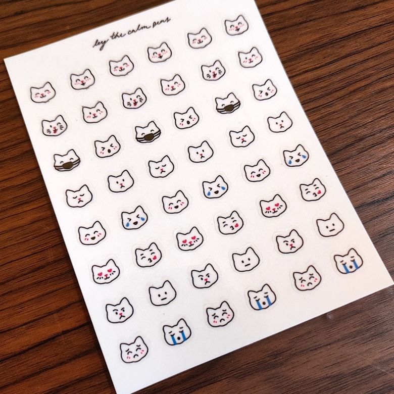 Cat Sticky Note  Printable - Chamie Castillo's Ko-fi Shop - Ko-fi