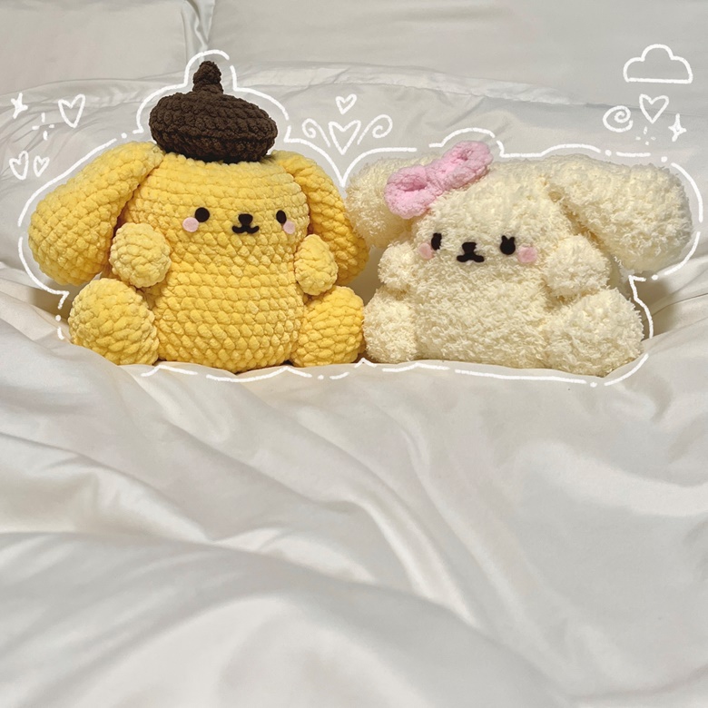 pompompurin + macaroon