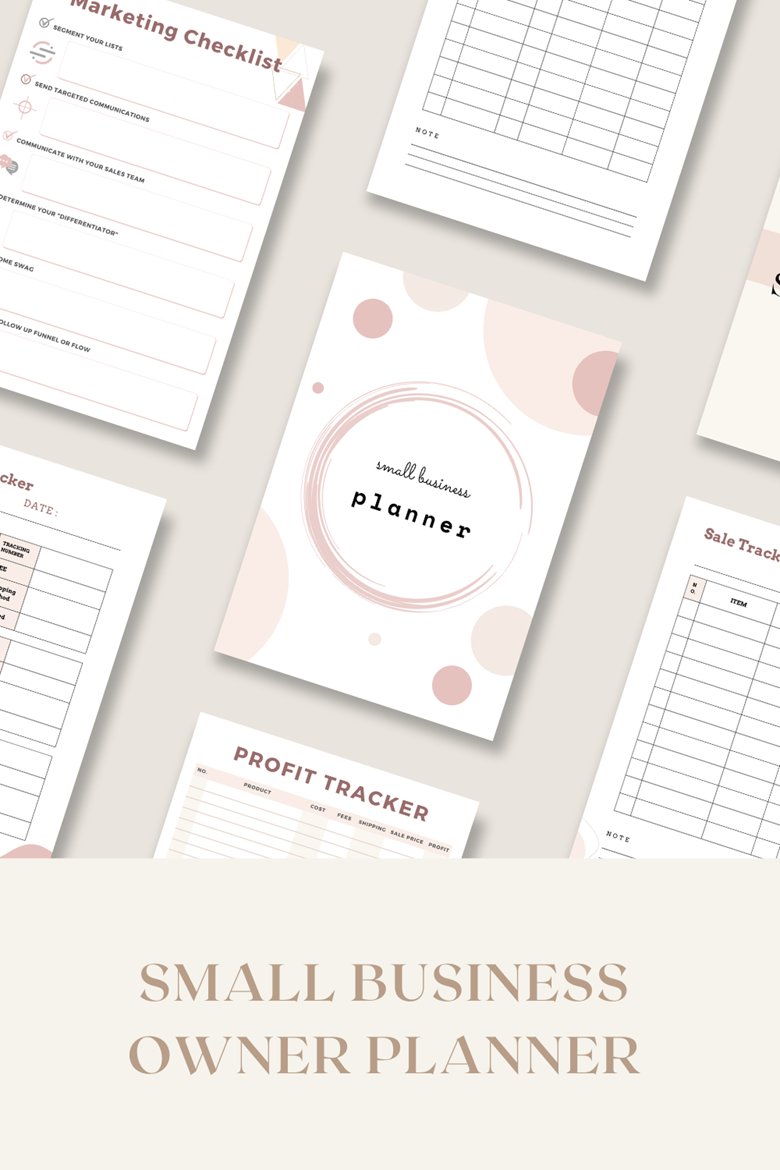 Small Business Printable Planner Daily Weekly Monthly Planner - Wisest ...