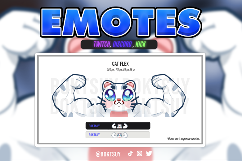 Emote for Streamer Static Emote Animated Emote Discord 