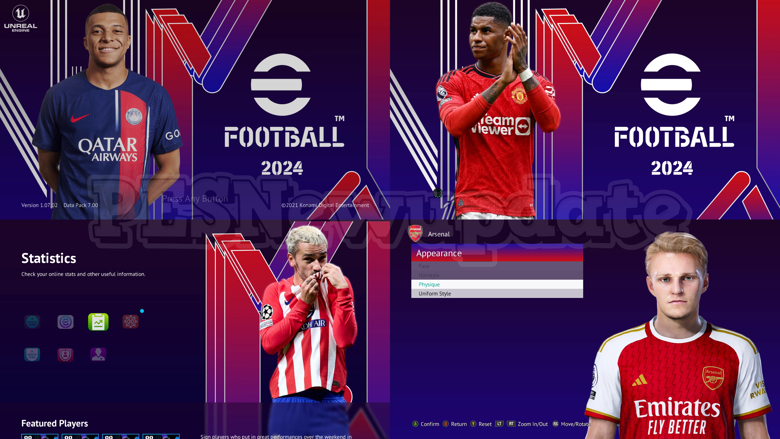 PES 2021 Menu eFootball 2022 SEASON 1 by PESNewupdate ~