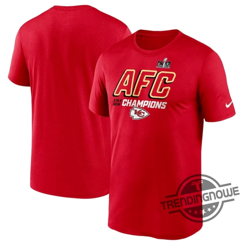 Chiefs afc 2025 championship shirt