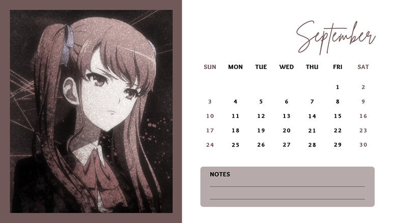 Premium Vector | Anime calendar 2023 design template