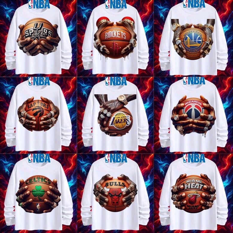 NBA HANDS TSHIRT PACK - SUBLIMATION DTF DESIGNS's Ko-fi Shop - Ko-fi ️ ...