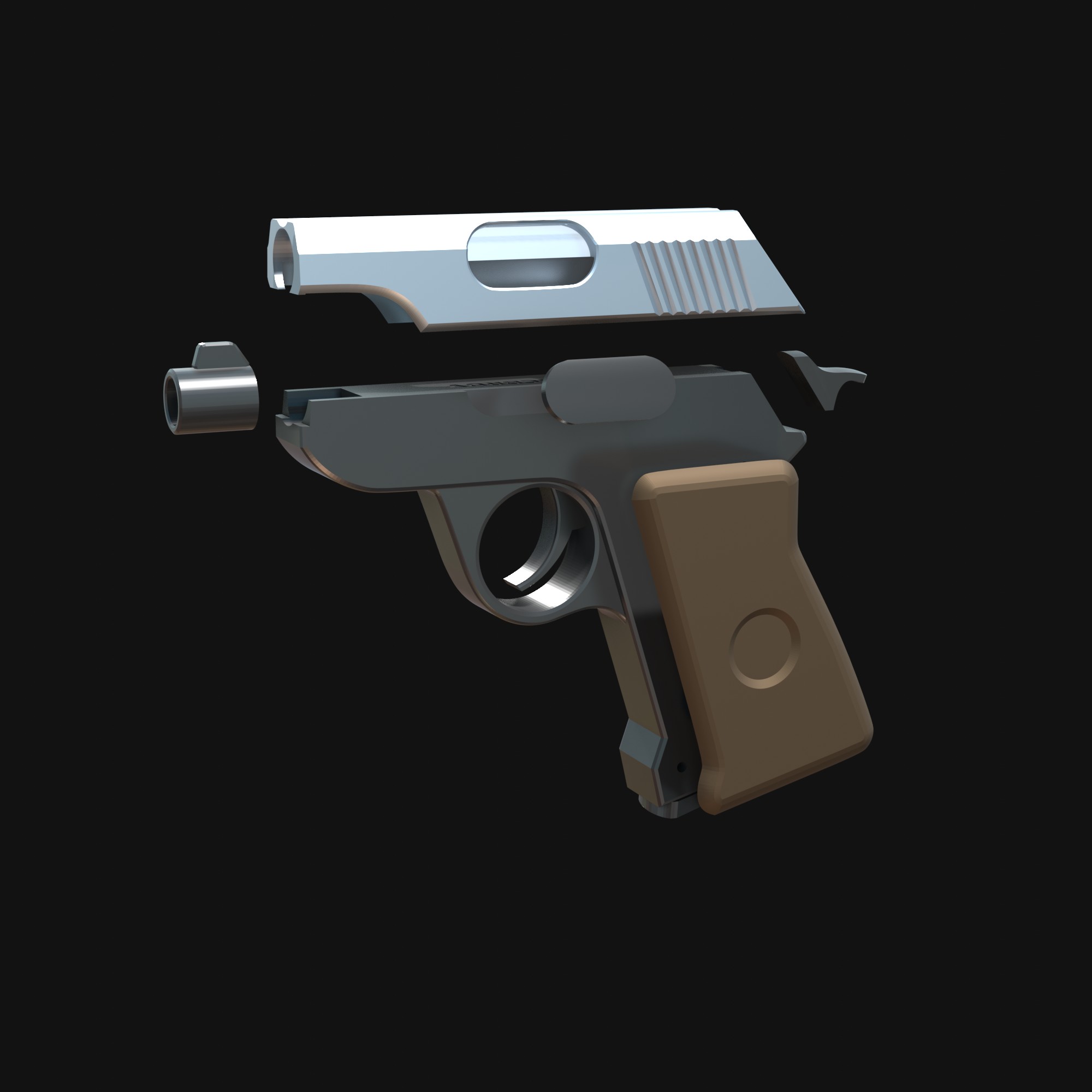 TF2 Pistol STL - Static, Color Separated - plasticbruv's Ko-fi Shop ...