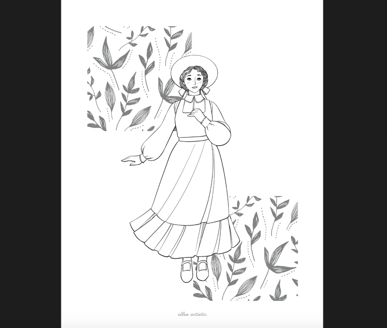 Historical fashions vol 2 a coloring book of modern fashions ellen