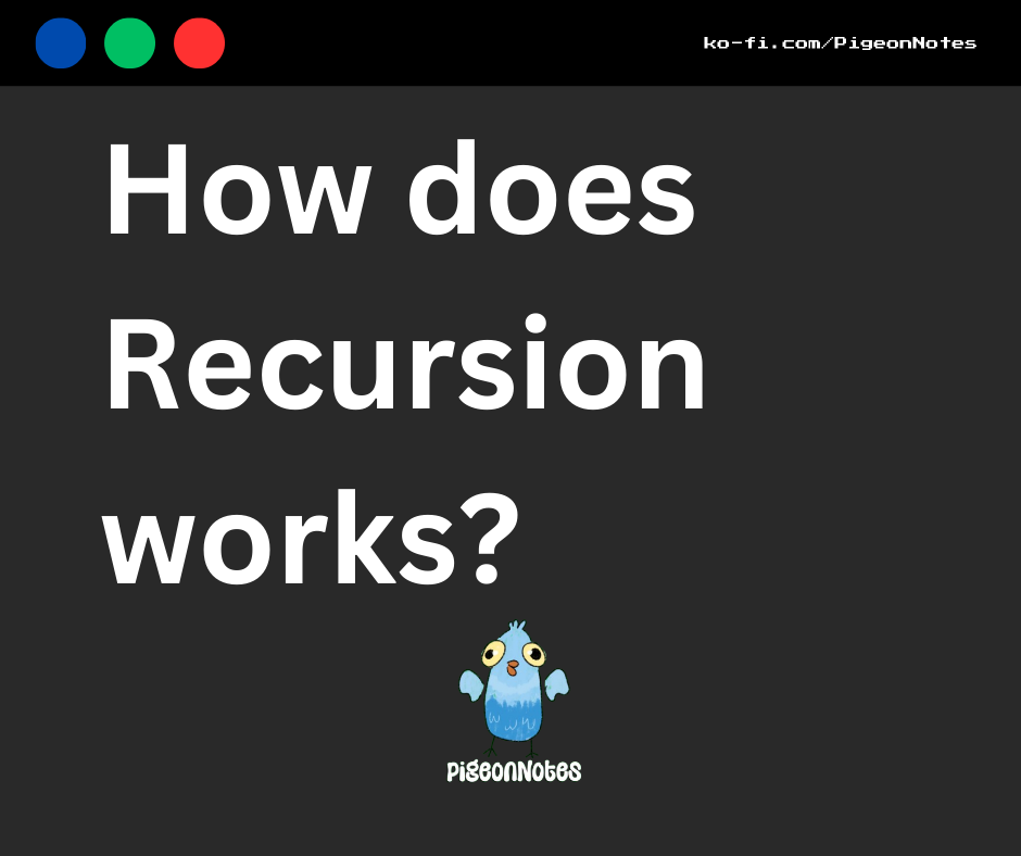 Linear Recursion Explained - PigeonNotes's Ko-fi Shop