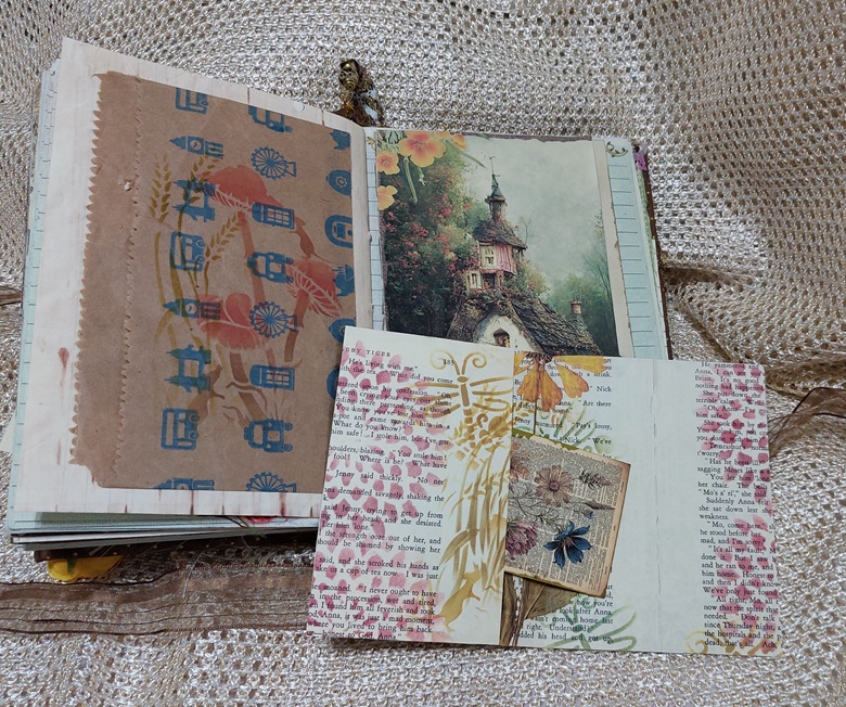 Embroidery Papers, Sewing and Crafts for Junk Journals