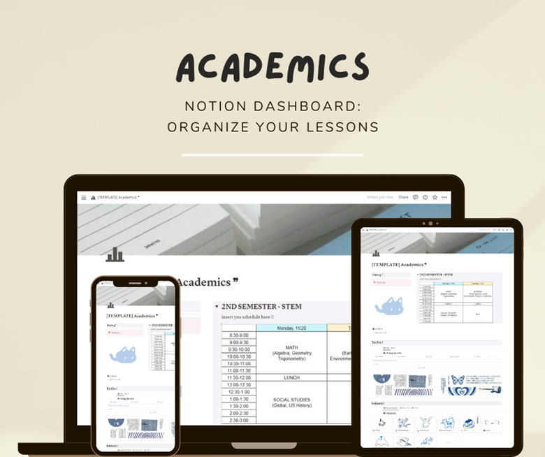 Academics ꒰notion Page Template!꒱ - Carmeith! —☆.'s Ko-fi Shop - Ko-fi ...