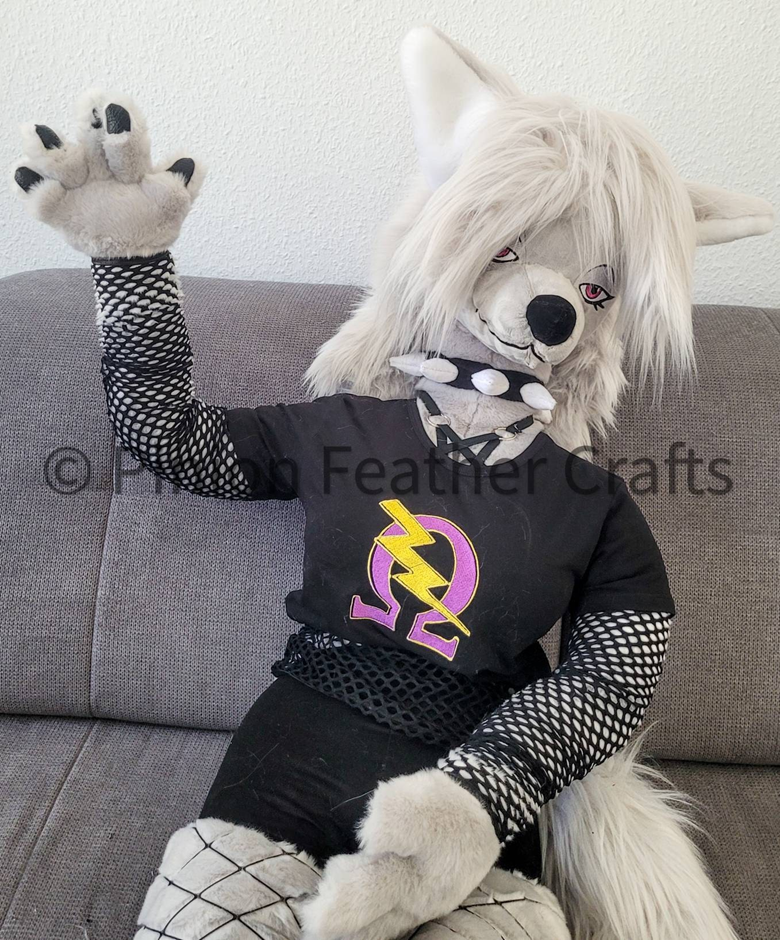 Large Wolf anthro furry doll - Pinion Feather Crafts's Ko-fi Shop - Ko ...