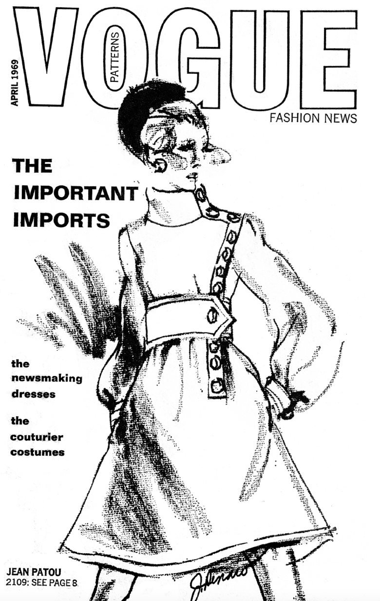 Vogue April 1969 Fashion News WitchStitchRachel's Kofi Shop Kofi