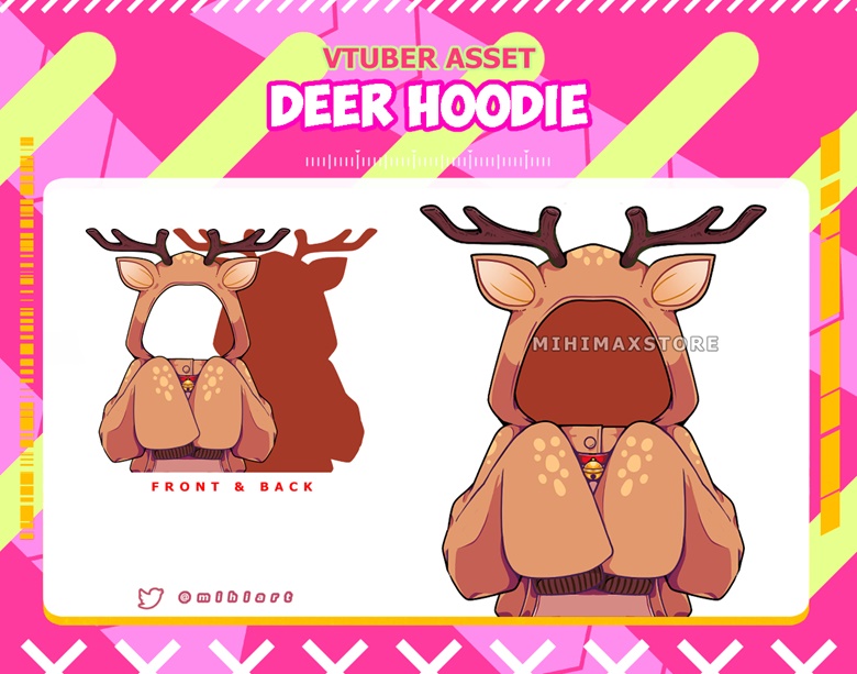 Cute discount deer hoodie