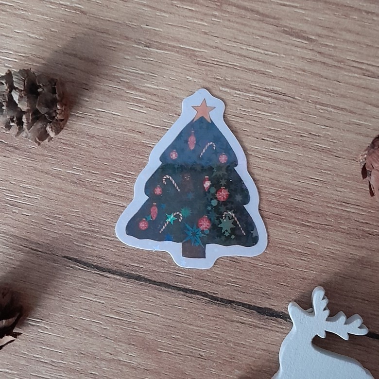 Holographic Christmas Tree sticker - Raiun Art's Ko-fi Shop - Ko-fi ❤️  Where creators get support from fans through donations, memberships, shop  sales and more! The original 'Buy Me a Coffee' Page.