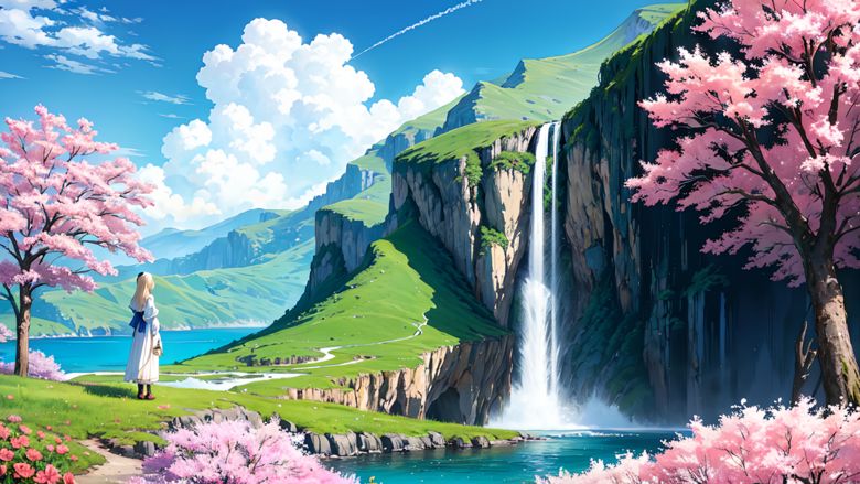 10 Anime Beautiful Scenery 10240 x 5760 px UHD #3