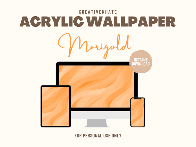 Acrylic Wallpaper Marigold - Kreativekhate's Ko-fi Shop - Ko-fi ️ Where ...