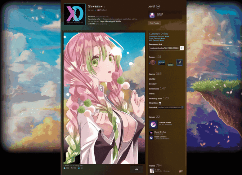 Make you gif,artwork for your steam profile by Karcsisari