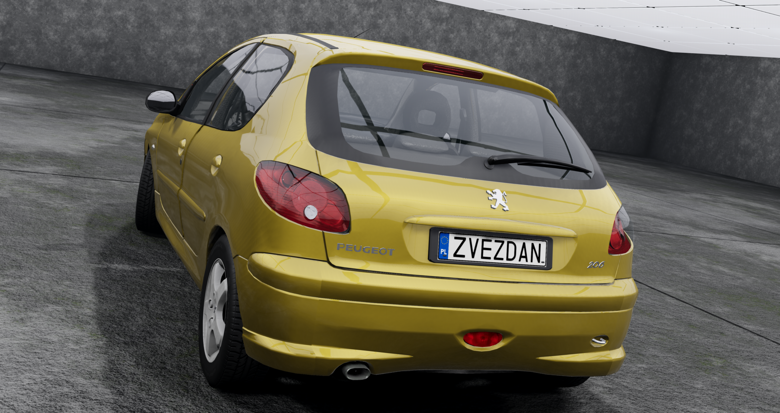 Peugeot 206 (Tuning) for GTA San Andreas