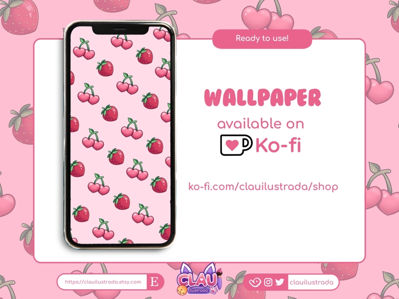 Coquette Wallpaper 1 - CLAU • Cute Stream Assets's Ko-fi Shop - Ko-fi ❤️  Where creators get support from fans through donations, memberships, shop  sales and more! The original 'Buy Me a Coffee' Page.