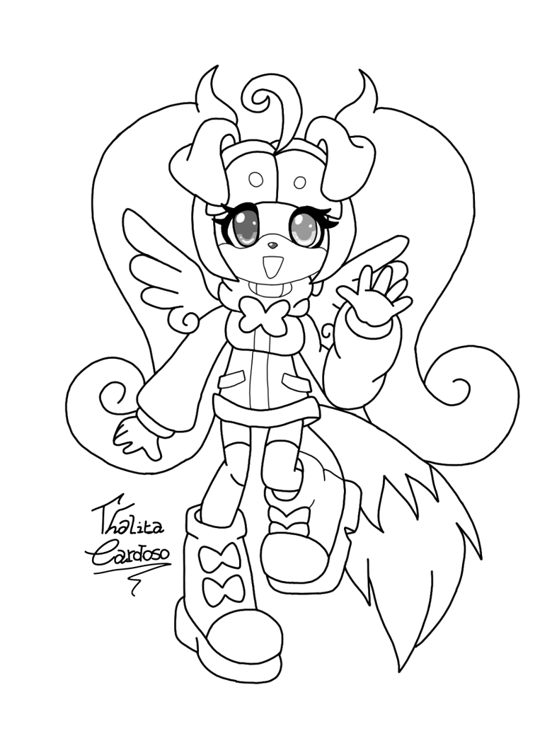 Ayleen Seraph the Dog Coloring Page - TataBlue2004 's Ko-fi Shop - Ko ...