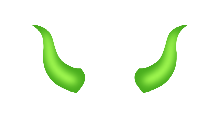 Neon Green Devil Horns - Constellatia's Ko-fi Shop - Ko-fi ️ Where ...