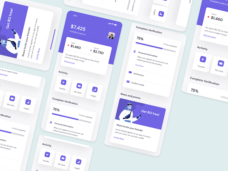 Bank App UI KIT – Android Studio - Ko-fi ❤️ Where creators get support from  fans through donations, memberships, shop sales and more! The original 'Buy  Me a Coffee' Page.