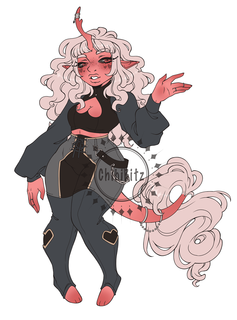 Love bug Tiefling adopt - Chibi-bits's Ko-fi Shop - Ko-fi ️ Where ...