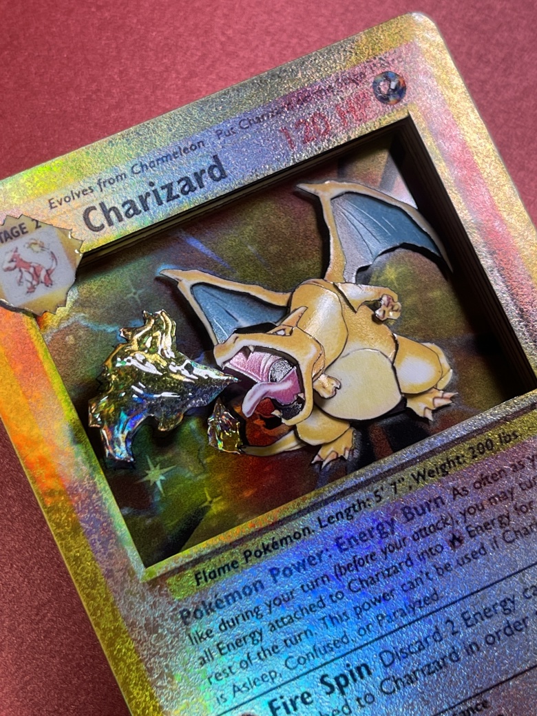 Shadowbox: Ancient Mew (Pokémon) - Sunforge Cards's Ko-fi Shop