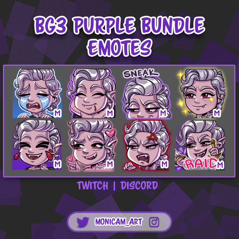 BG3 Purple Emotes MonicaM Art S Ko Fi Shop Ko Fi Where Creators   7d9177fc Bdfe 482d A757 C012a1acf396 Bdgpurpleemotebundle 