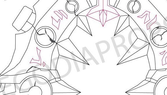 Briar Pillory Template - League of Legends Blueprint for Cosplay ...