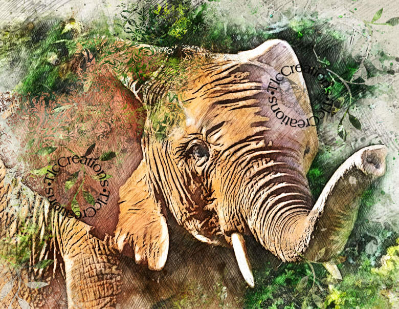 立体・オブジェ mo-on.M Junkjournal no.10 Lions and Tigers and Elephants Oh My!, Printable Junk