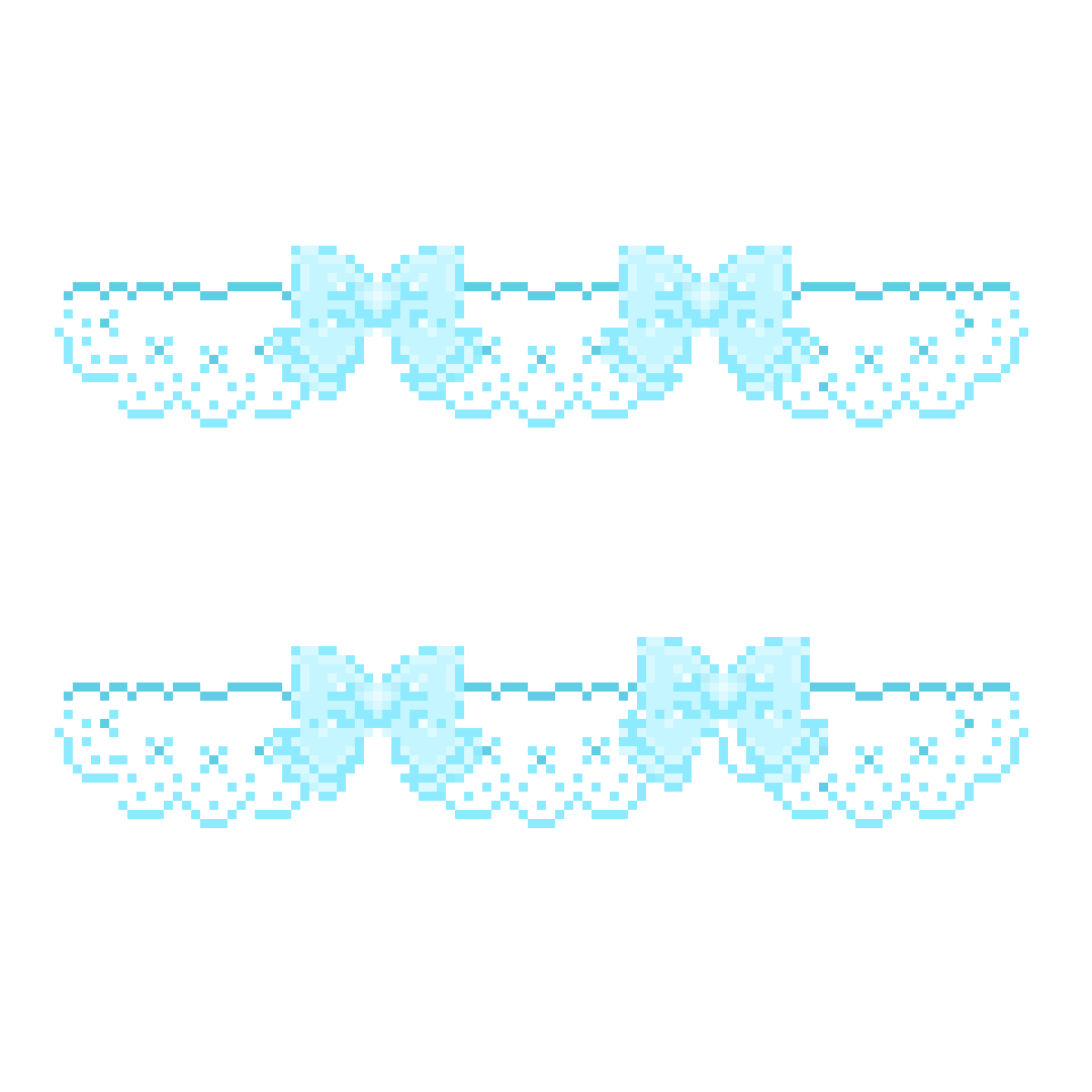 Ruffles and ribbons 4 colors set niiko s ko fi shop